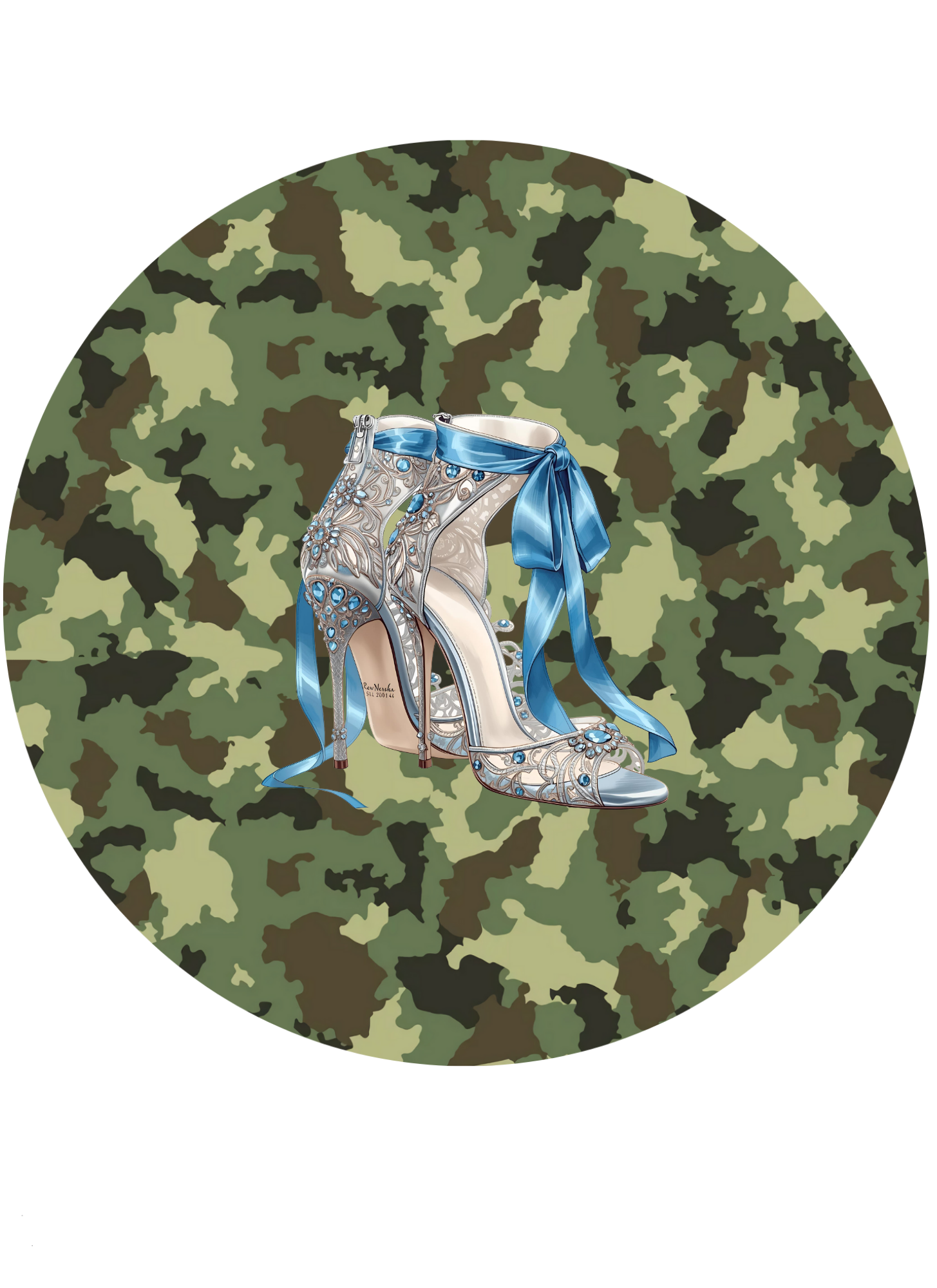 CAMOUFLAGE ANYTHING CAR FRESHIE CARD STOCK (CHOOSE IMAGE)