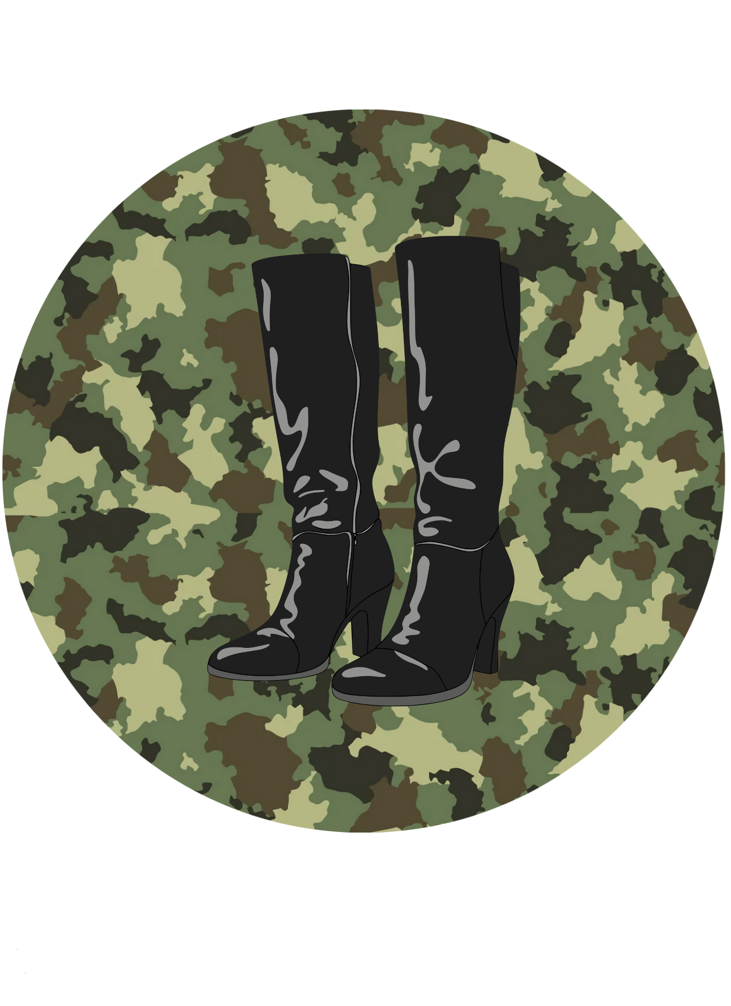 CAMOUFLAGE ANYTHING CAR FRESHIE CARD STOCK (CHOOSE IMAGE)