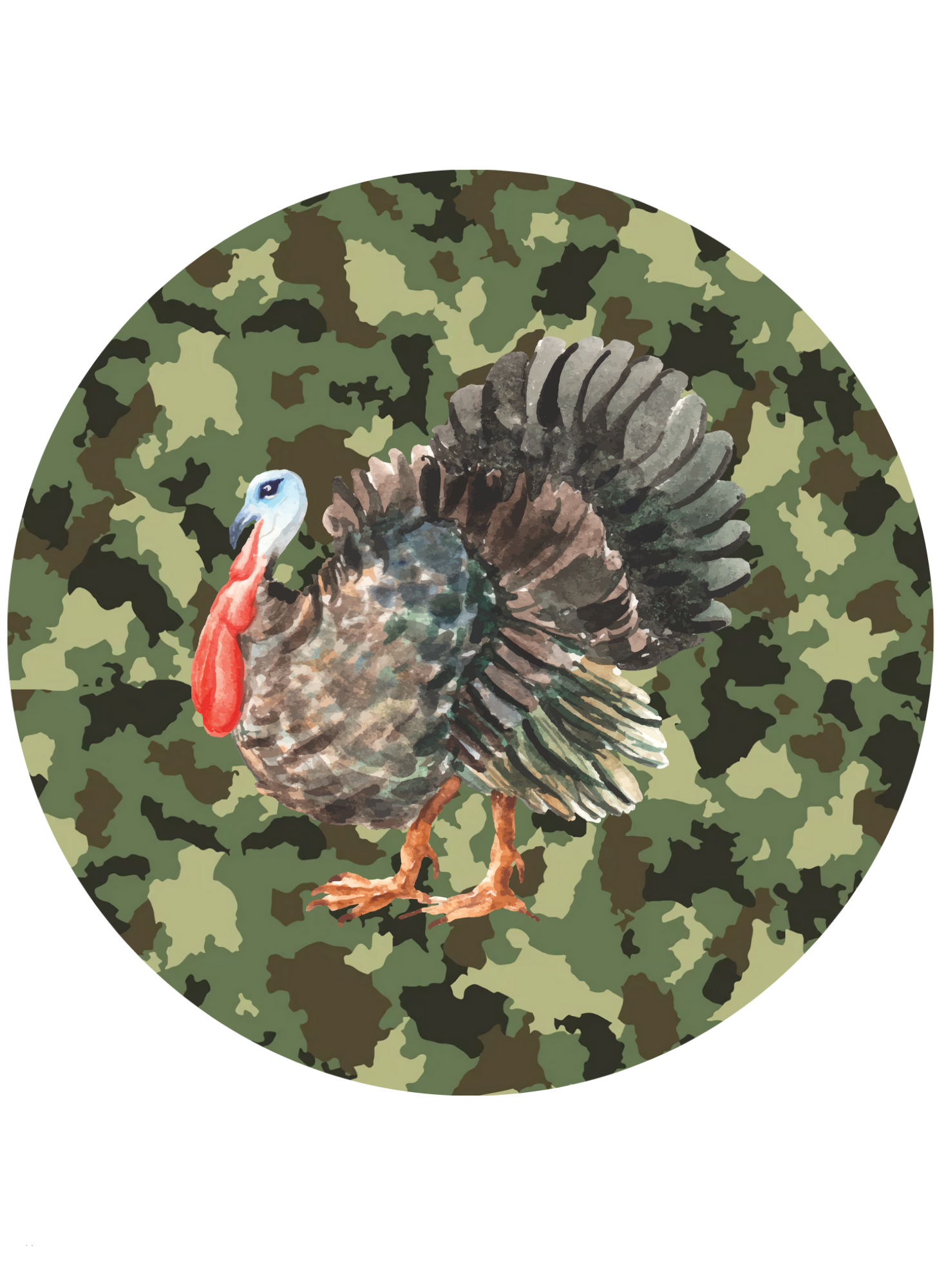 CAMOUFLAGE ANYTHING CAR FRESHIE CARD STOCK (CHOOSE IMAGE)