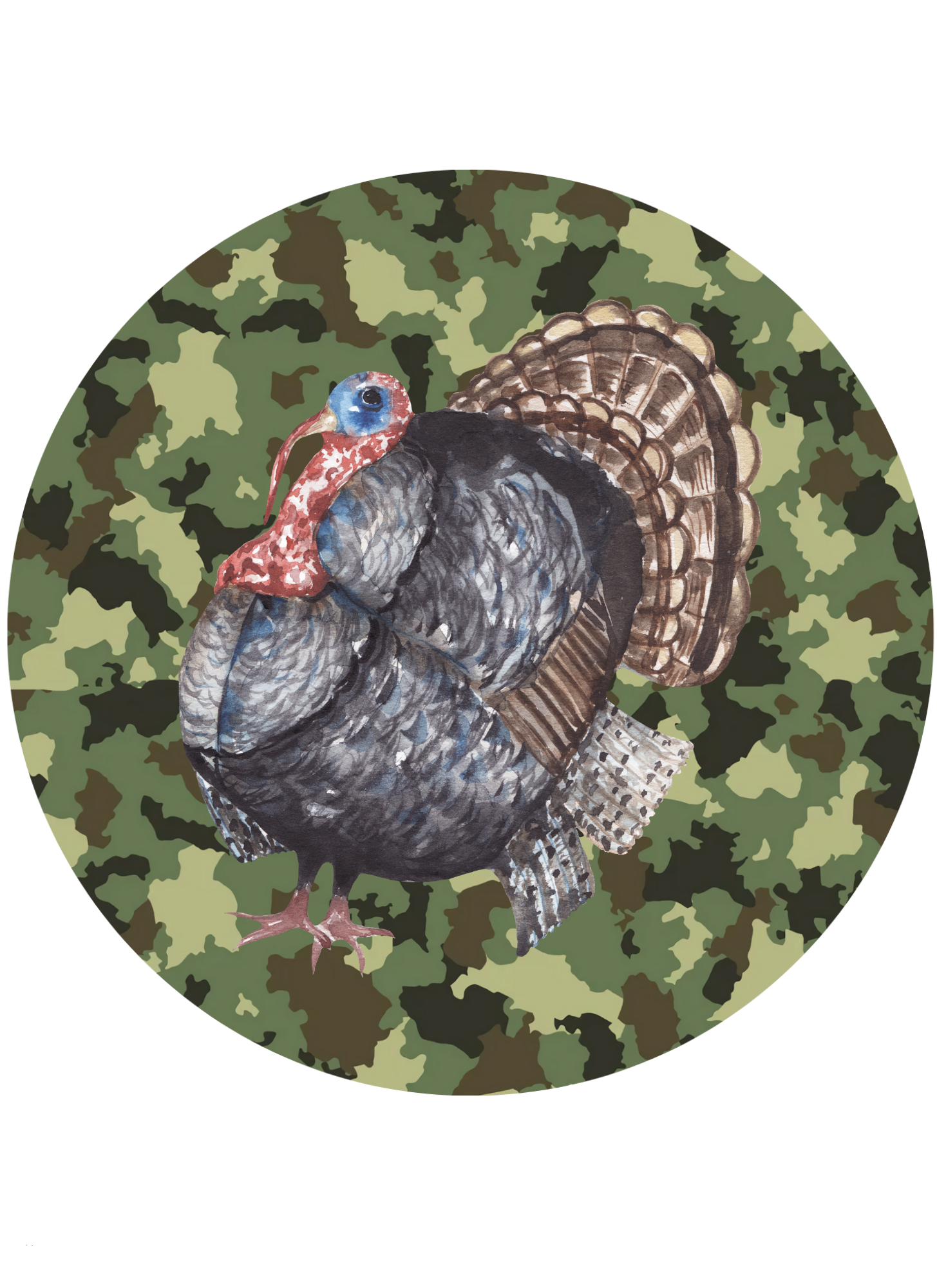 CAMOUFLAGE ANYTHING CAR FRESHIE CARD STOCK (CHOOSE IMAGE)