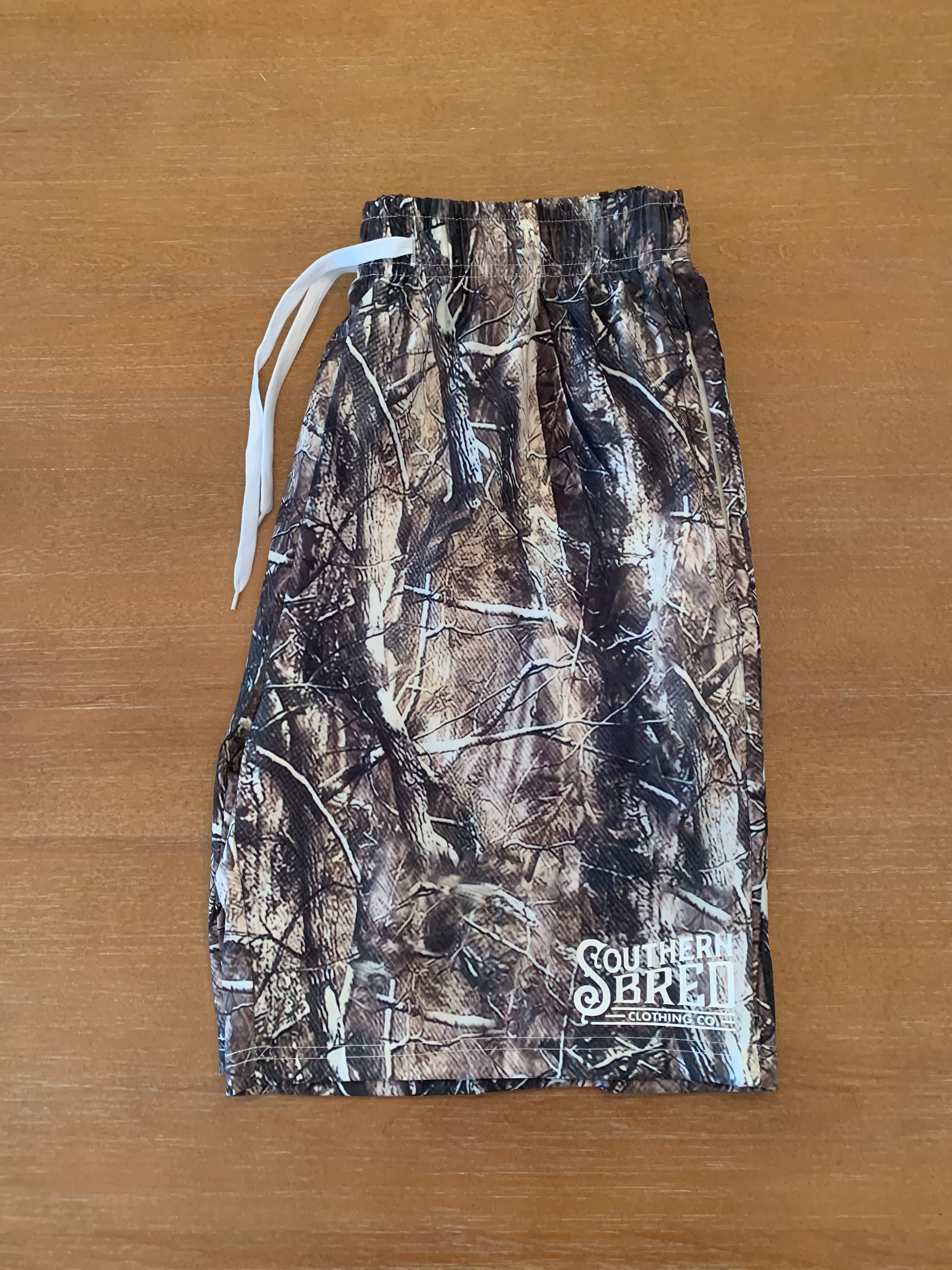 Southern Bred Camo Shorts (With Pockets)