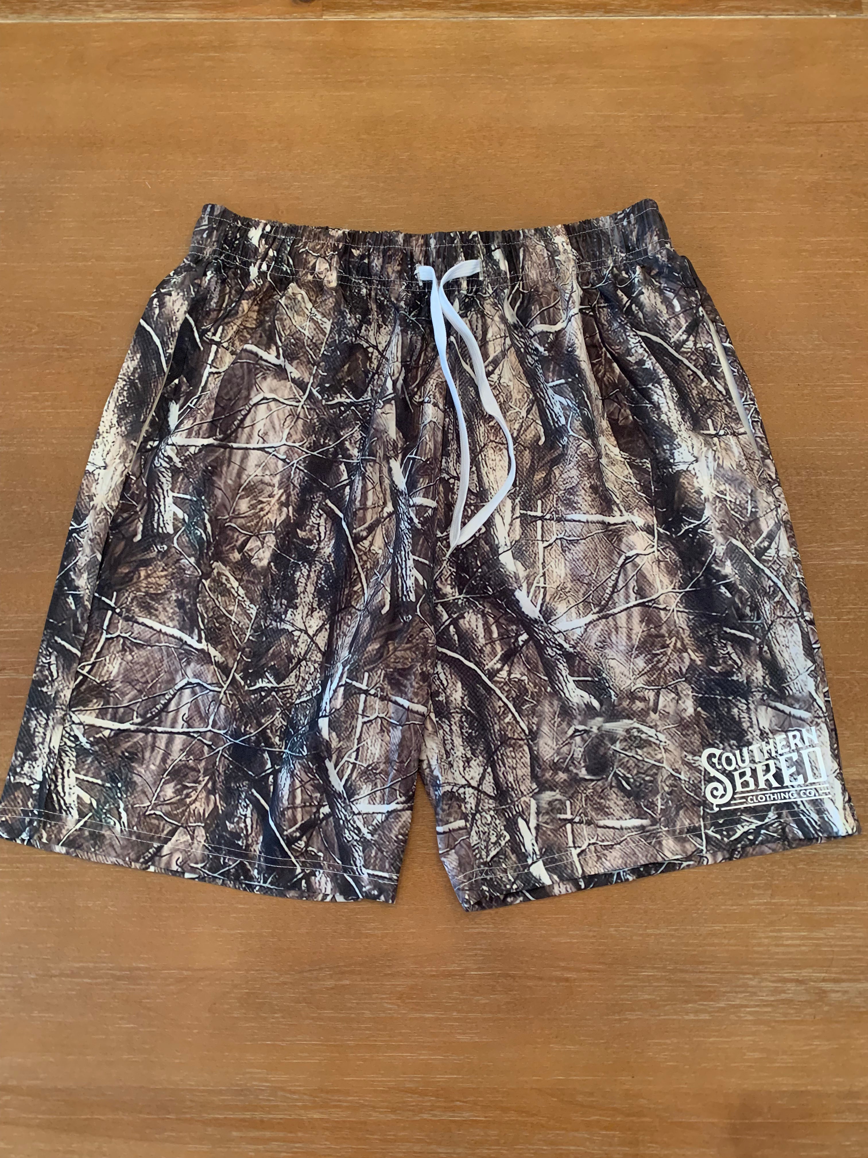 Southern Bred Camo Shorts (With Pockets)