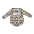 Duck deer camo long sleeves baby boy romper