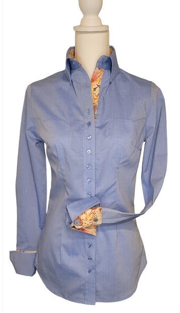 OG Blue Chambray Women’s Western Shirt